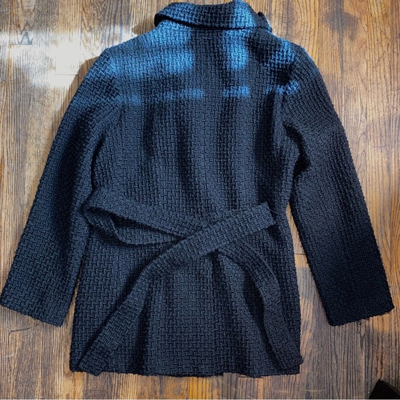 Calvin Klein Black Textured Wool Blend Pea Coat
Size 14 - Picture 5 of 5